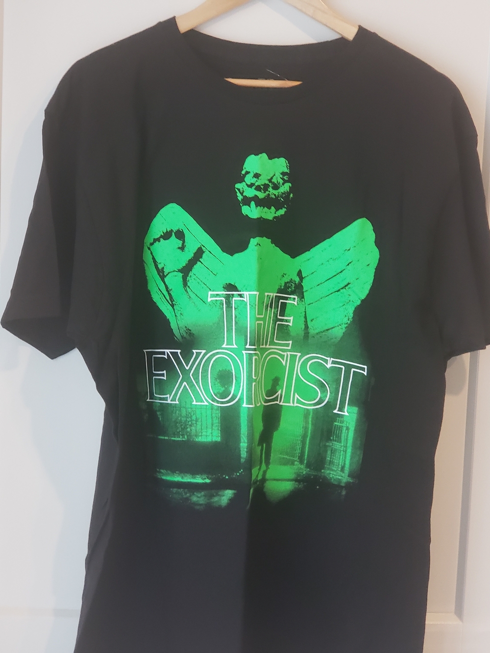 The Exorcist Graphic Tee - Neon Green on Black - Picture 2 of 3